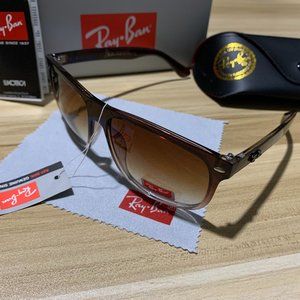 N48 Ray-Ban Rb4147 Boyfriend Square Sunglasses 60mm